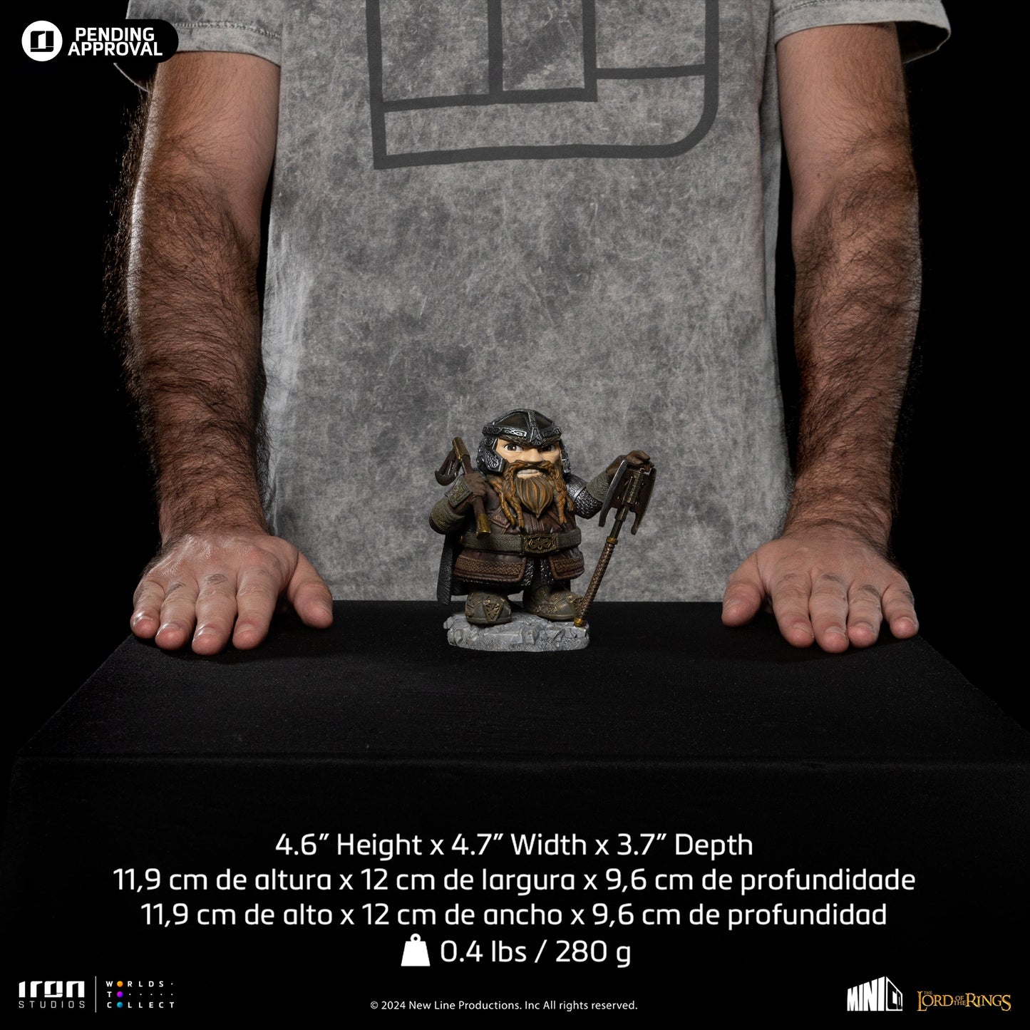Statue Gimli - The Lord of the Rings - Minico - Iron Studios