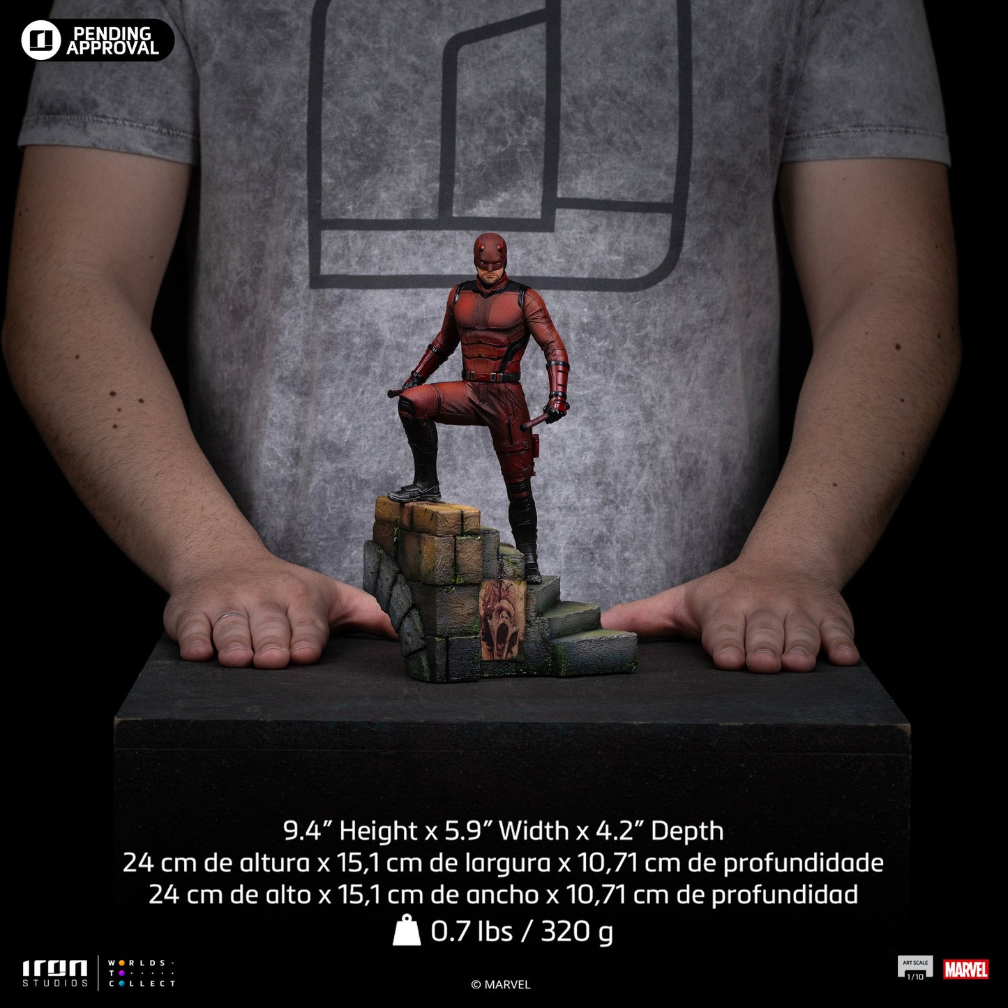 Statue Daredevil - Daredevil: Born Again - Art Scale 1/10 - Iron Studios