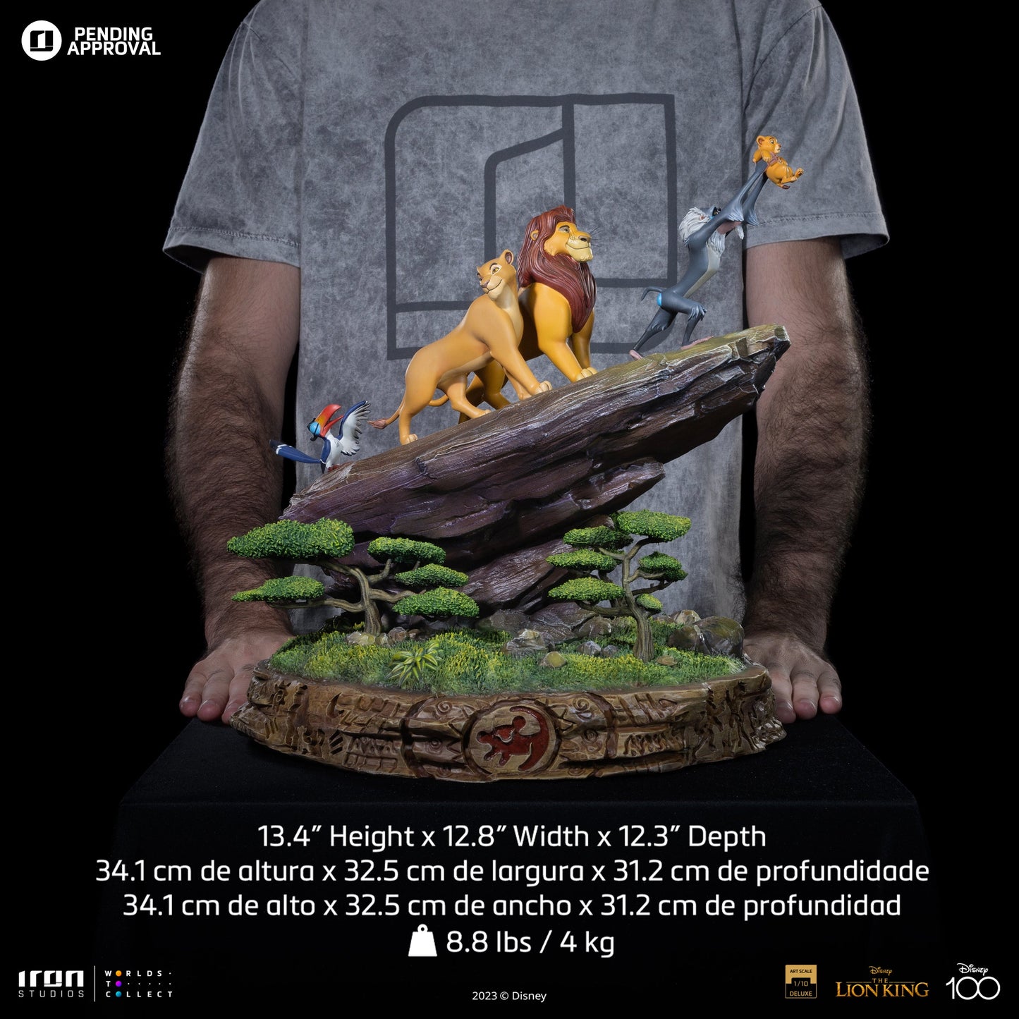 Lion King Deluxe - Disney 100th - The Lion King - Art Scale 1/10 - Iron Studios