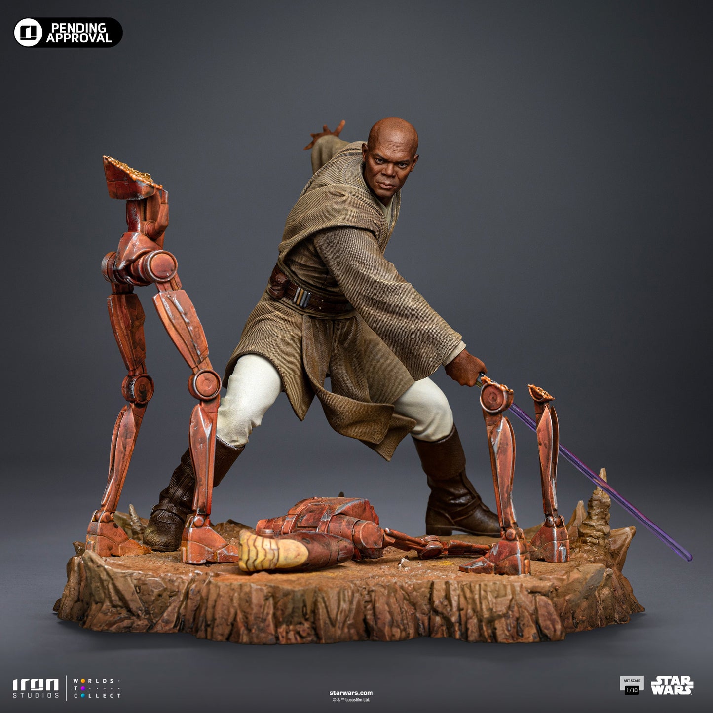 Pre-Order - Statue Mace Windu - Star Wars - Art Scale 1/10 - Iron Studios