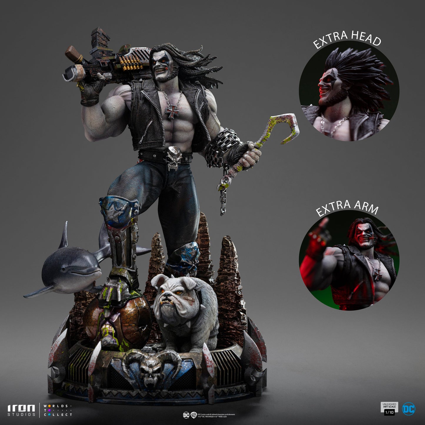 Pre-Order -  Statue Lobo Unleashed - DC Comics - Art Scale 1/10 - Iron Studios
