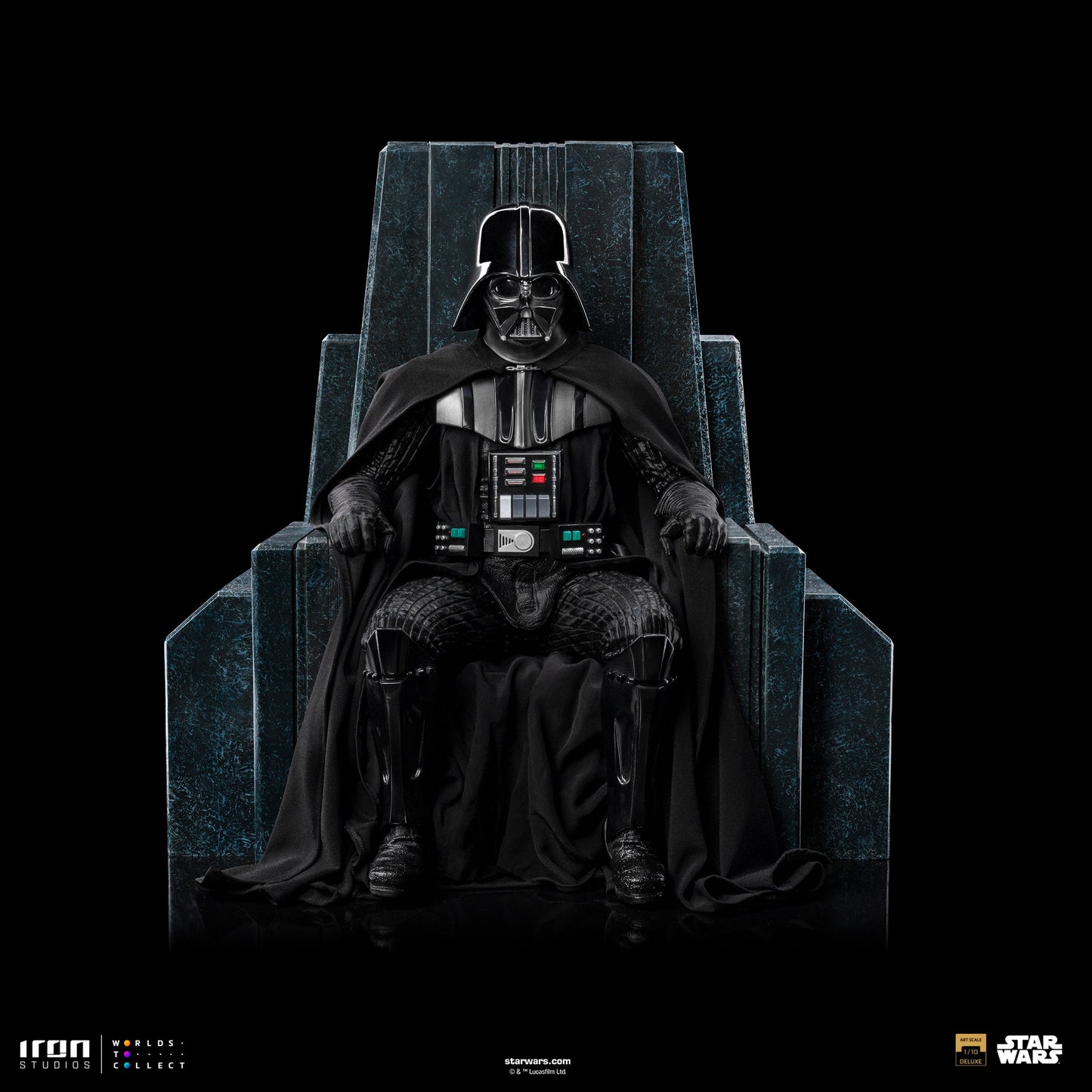 Statue Darth Vader on Throne - Star Wars: Obi-Wan Kenobi Series - Art Scale 1/10 - Iron Studios