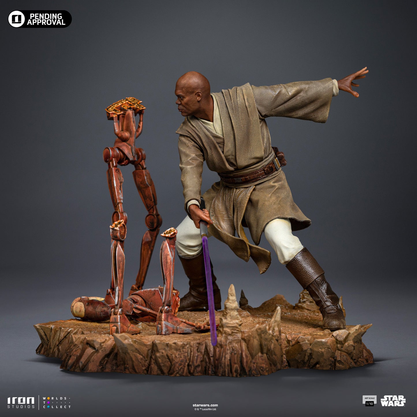 Pre-Order - Statue Mace Windu - Star Wars - Art Scale 1/10 - Iron Studios