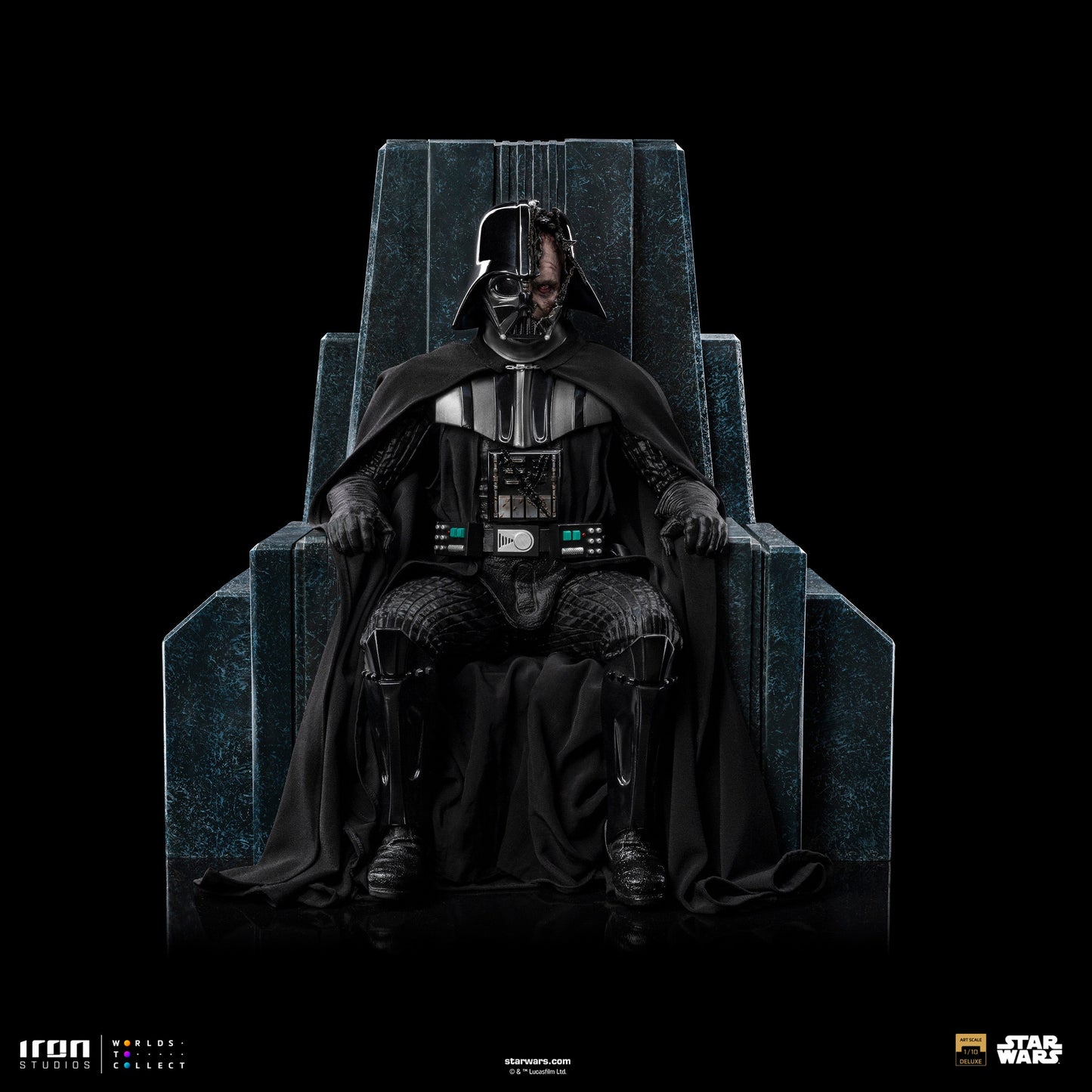 Statue Darth Vader on Throne - Star Wars: Obi-Wan Kenobi Series - Art Scale 1/10 - Iron Studios