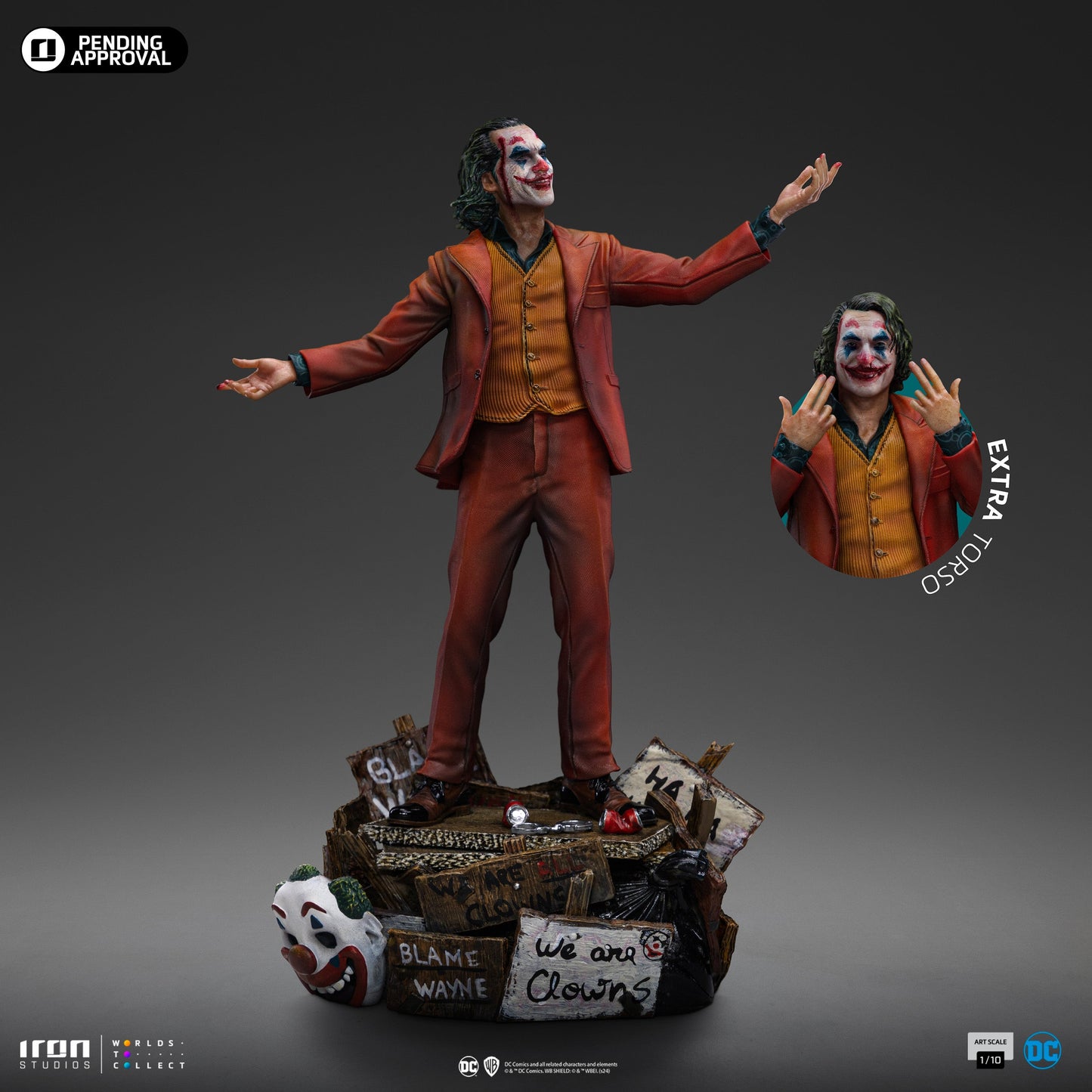 Statue Joker (Arthur Fleck) - Joker - Art Scale 1/10 - Iron Studios