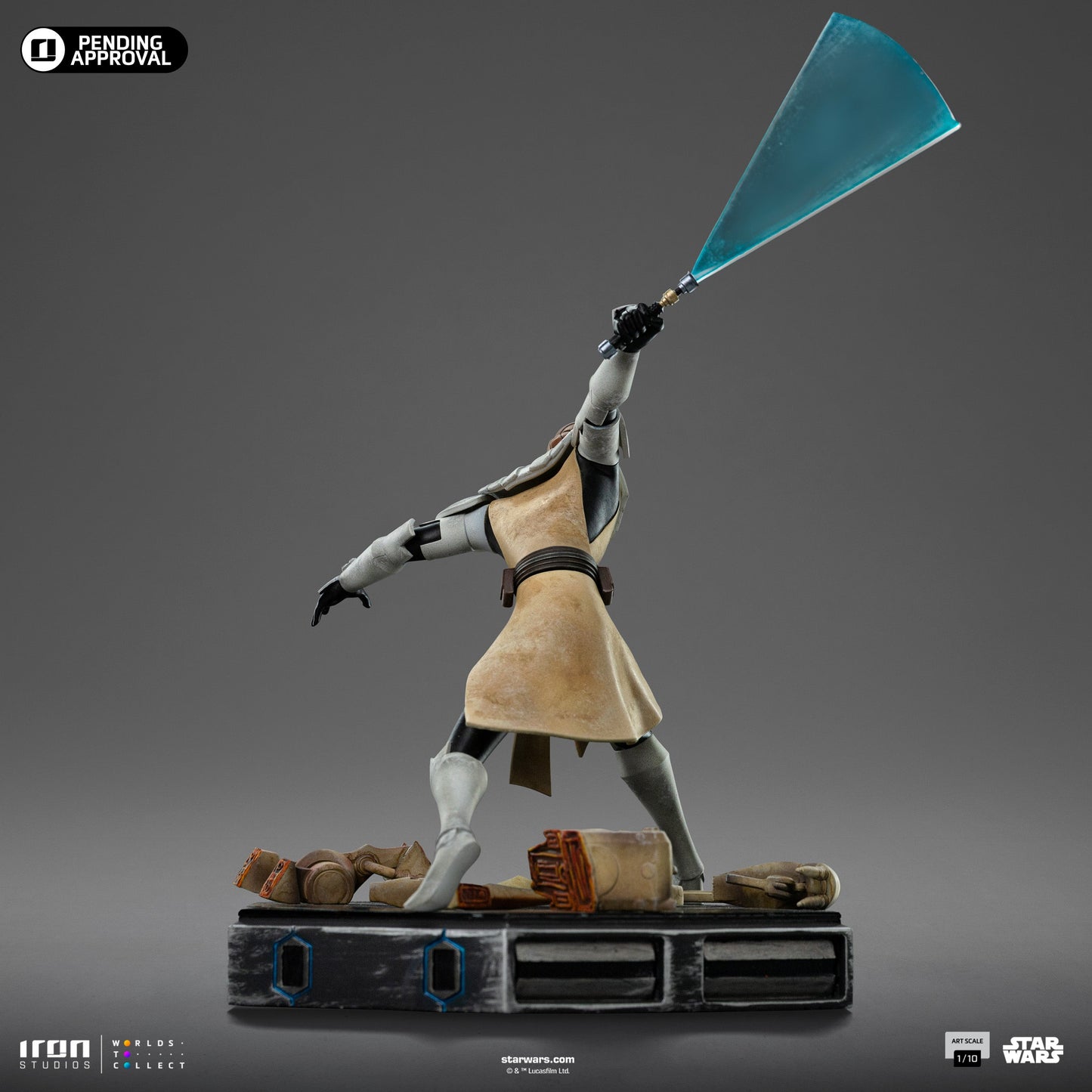 Statue Obi-Wan Kenobi – Star Wars: Clone Wars - Art Scale 1/10 - Iron Studios