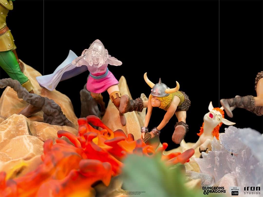 Statue Tiamat Battle Diorama - Dungeons and Dragons - Demi Art 1/20 - Iron Studios