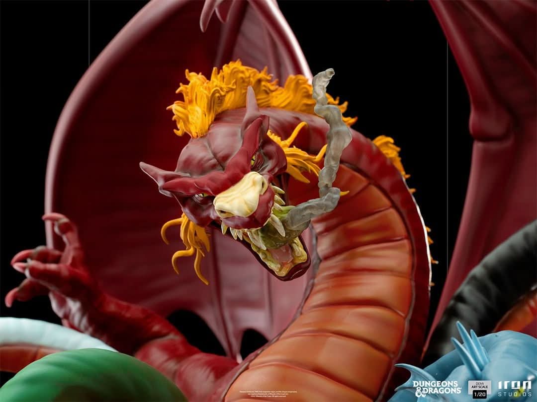 Statue Tiamat Battle Diorama - Dungeons and Dragons - Demi Art 1/20 - Iron Studios