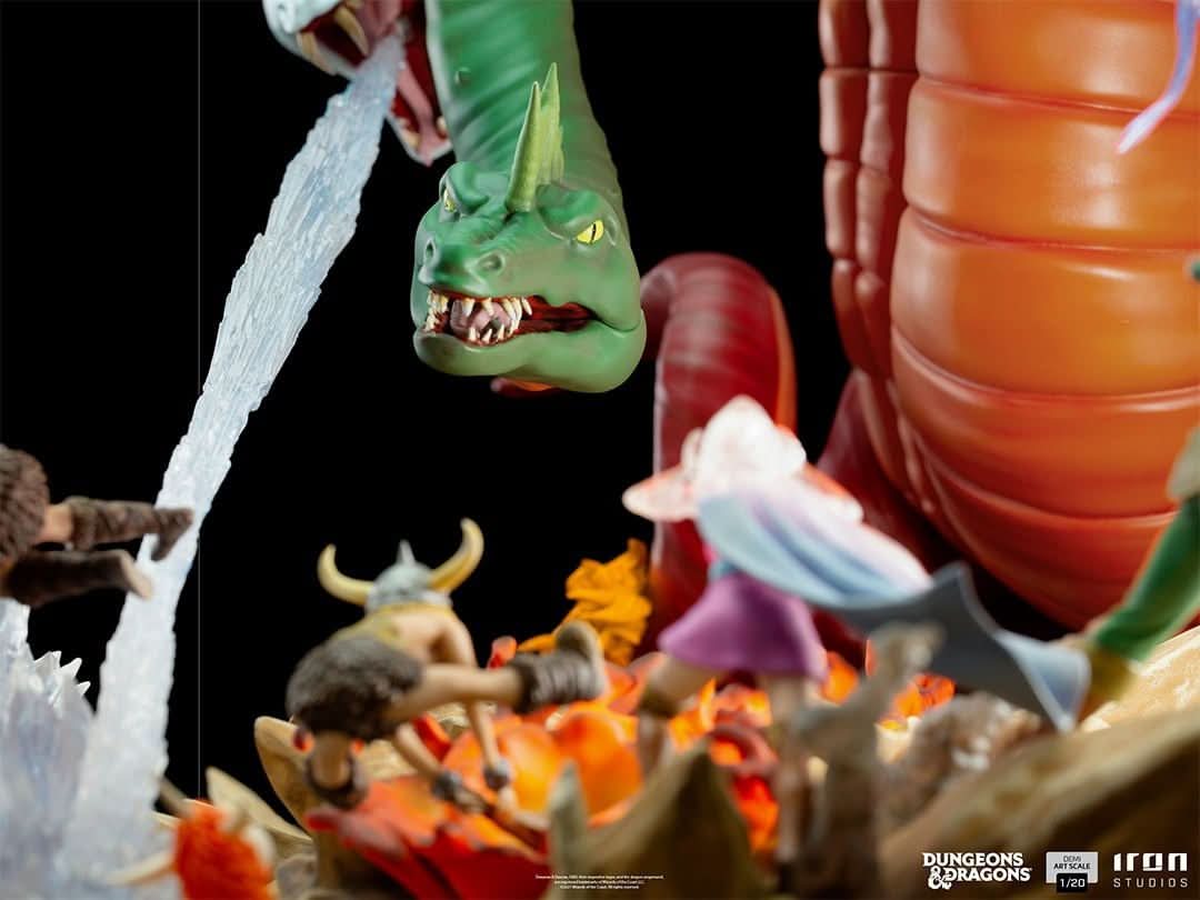 Statue Tiamat Battle Diorama - Dungeons and Dragons - Demi Art 1/20 - Iron Studios