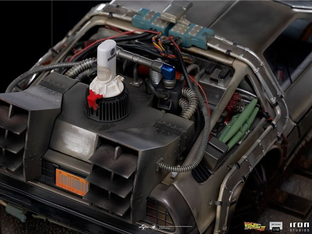 Statue Delorean - Back to the Future III - Art Scale 1/10 - Iron Studios