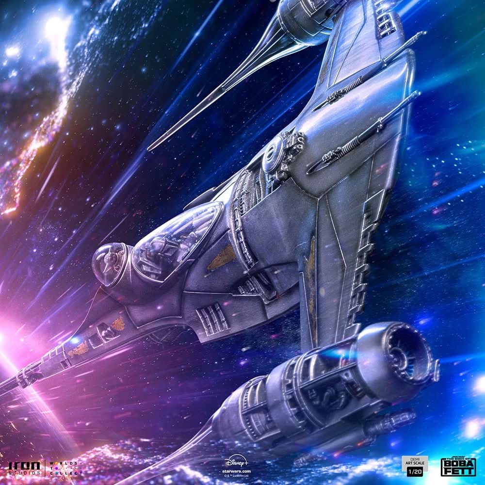 Statue Mando's N-1 Starfighter - Star Wars: The Book of Boba Fett - Demi Art Scale 1/20 - Iron Studios