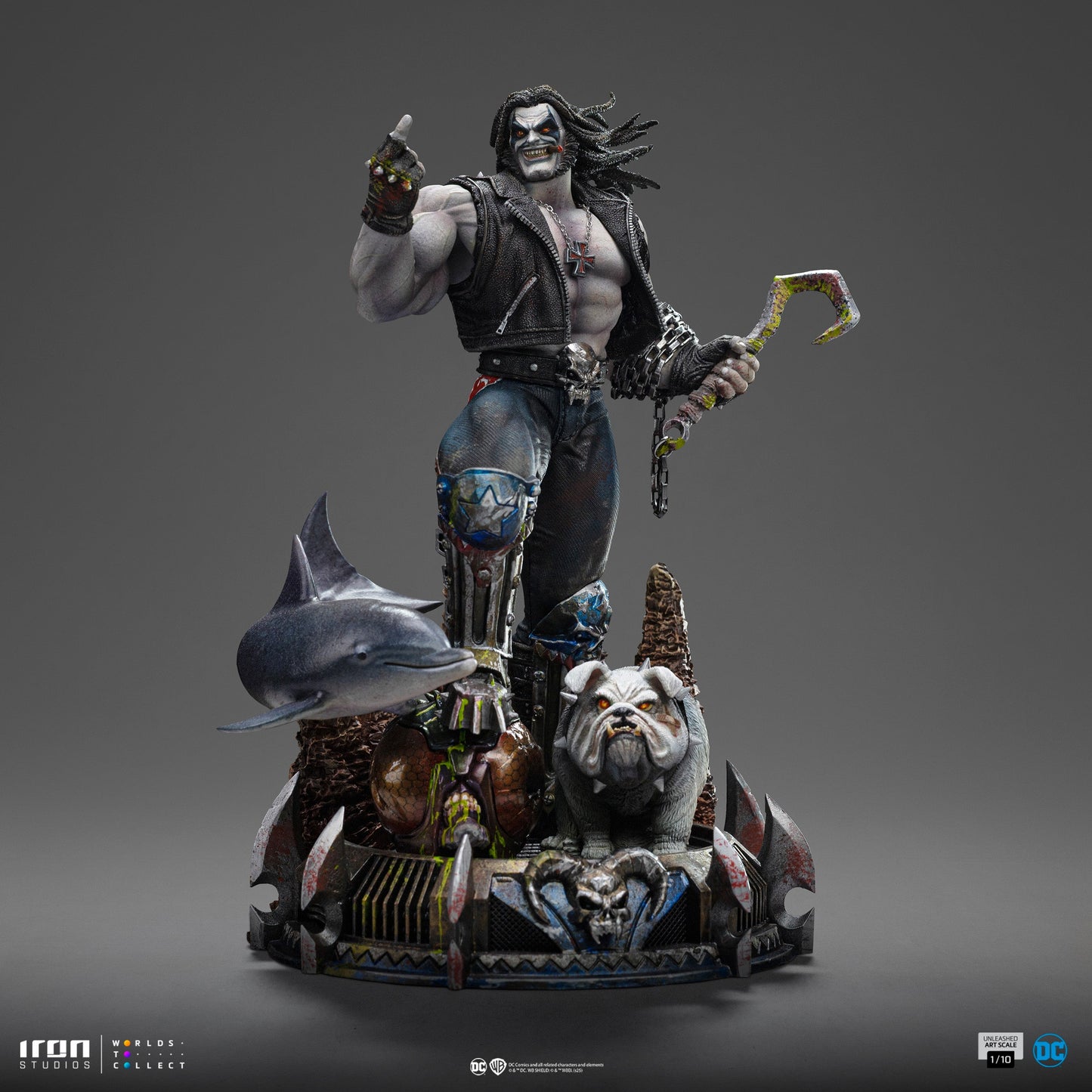 Pre-Order -  Statue Lobo Unleashed - DC Comics - Art Scale 1/10 - Iron Studios