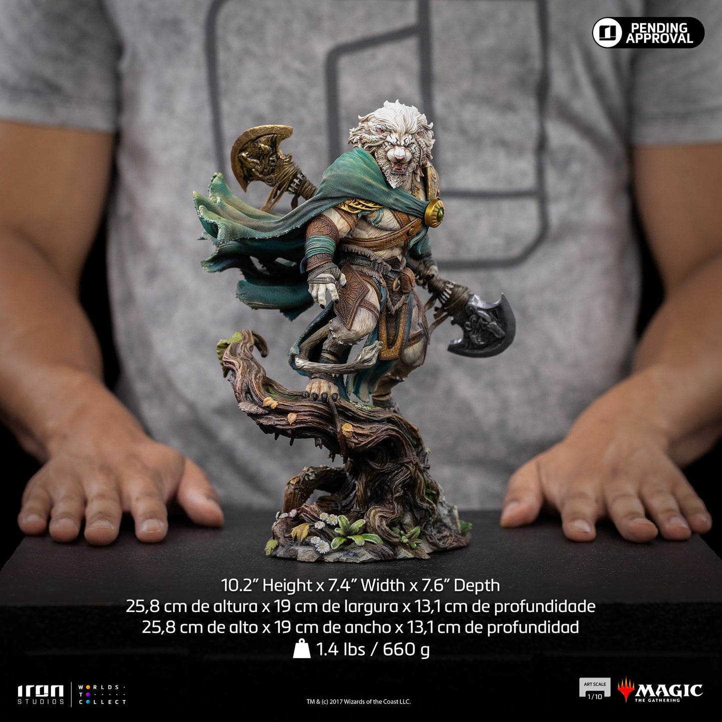 Pre-Order - Ajani Goldmane - Magic: The Gathering - Art Scale 1/10 - Iron Studios