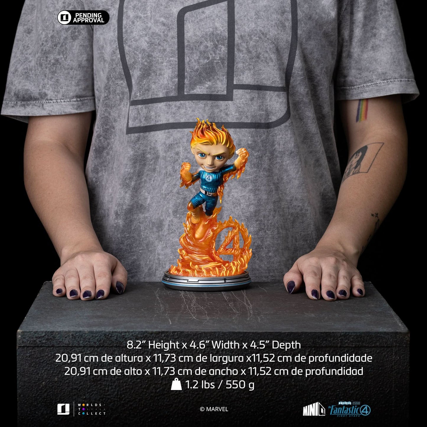 Statue Fantastic Four Pack (Metallic Version) - The Fantastic Four: First Steps - Minico - Iron Studios