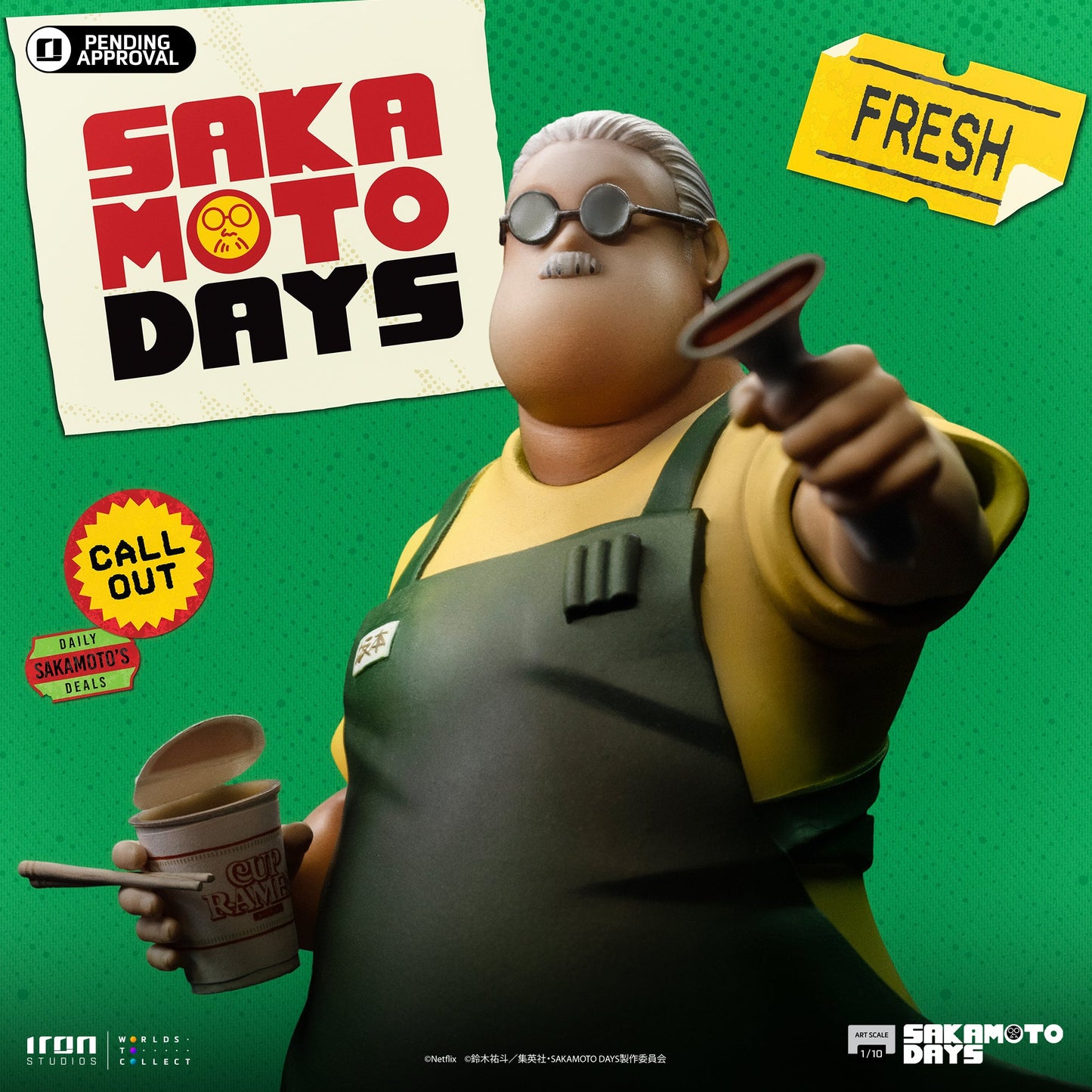 Pre-Order - Statue Taro Sakamoto - Sakamoto Days - Art Scale 1/10 - Iron Studios