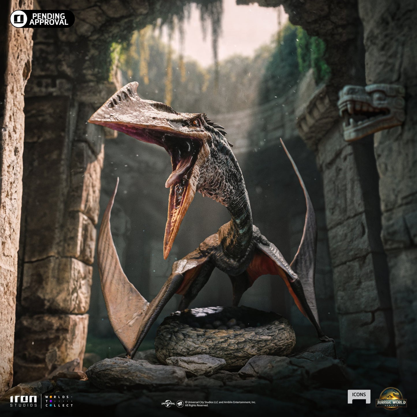 Pre-Order - Statue Quetzalcoatlus - Jurassic World: Rebirth - Icons - Iron Studios
