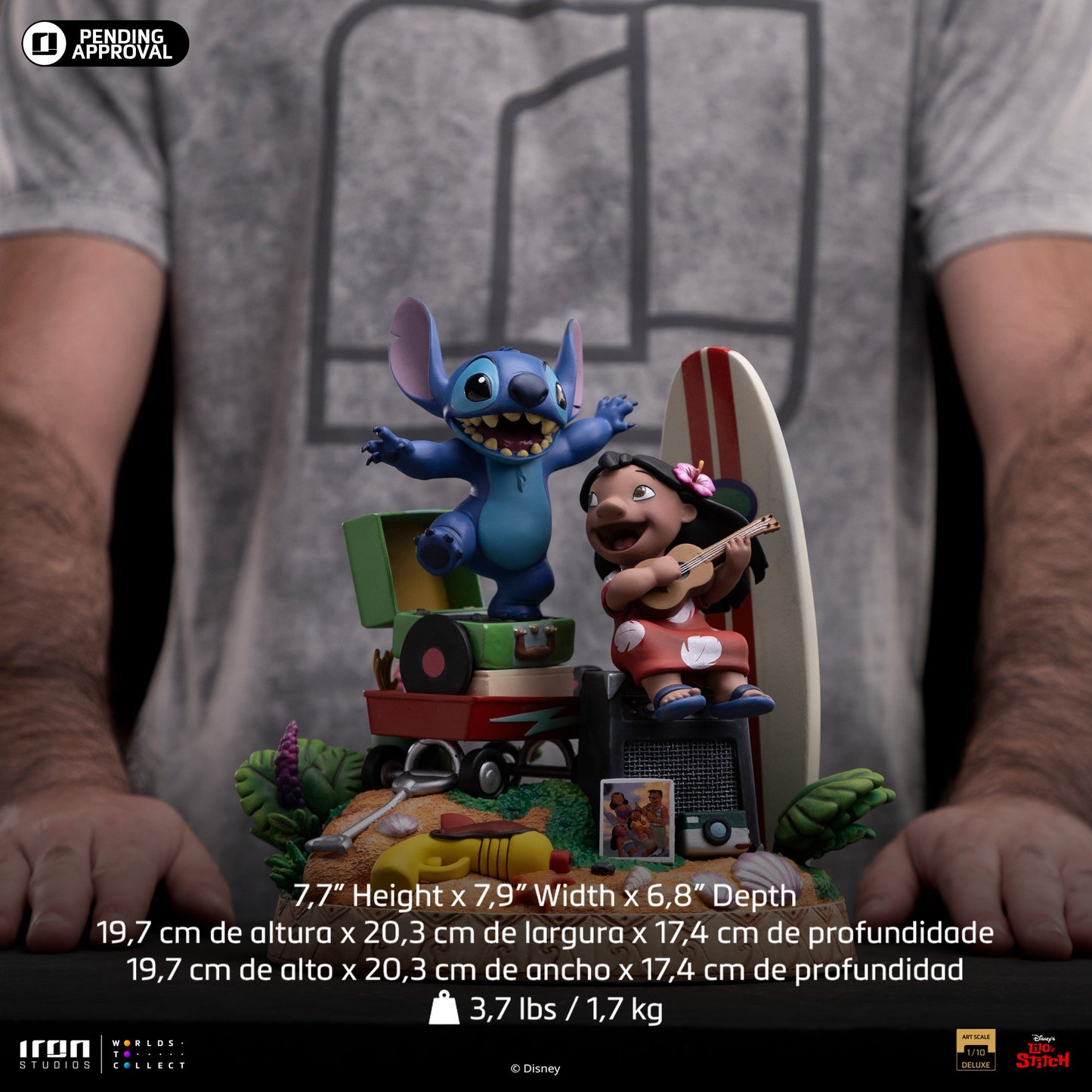 Statue Lilo and Stitch Deluxe - Disney Classics - Art Scale 1/10 - Iron Studios