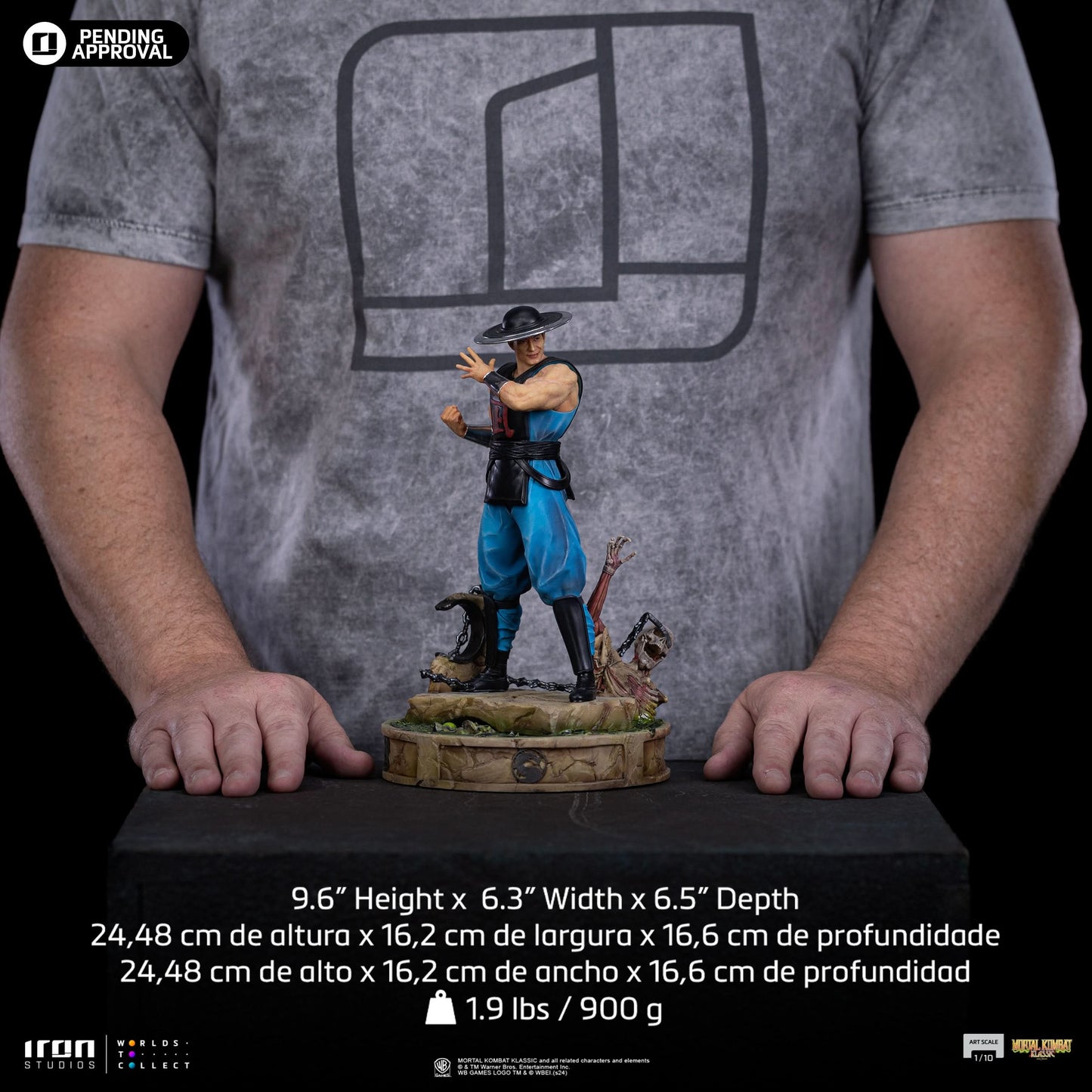 Statue Kung Lao - Mortal Kombat - Art Scale 1/10 - Iron Studios