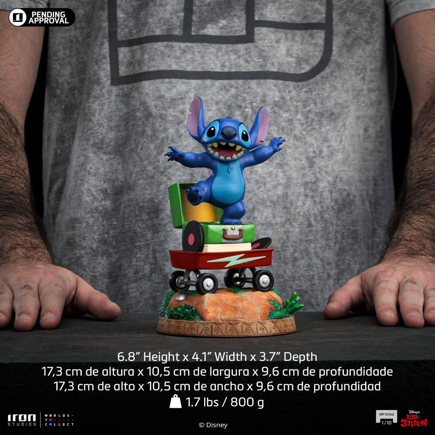 Statue Stitch - Disney Classics - Art Scale 1/10 - Iron Studios