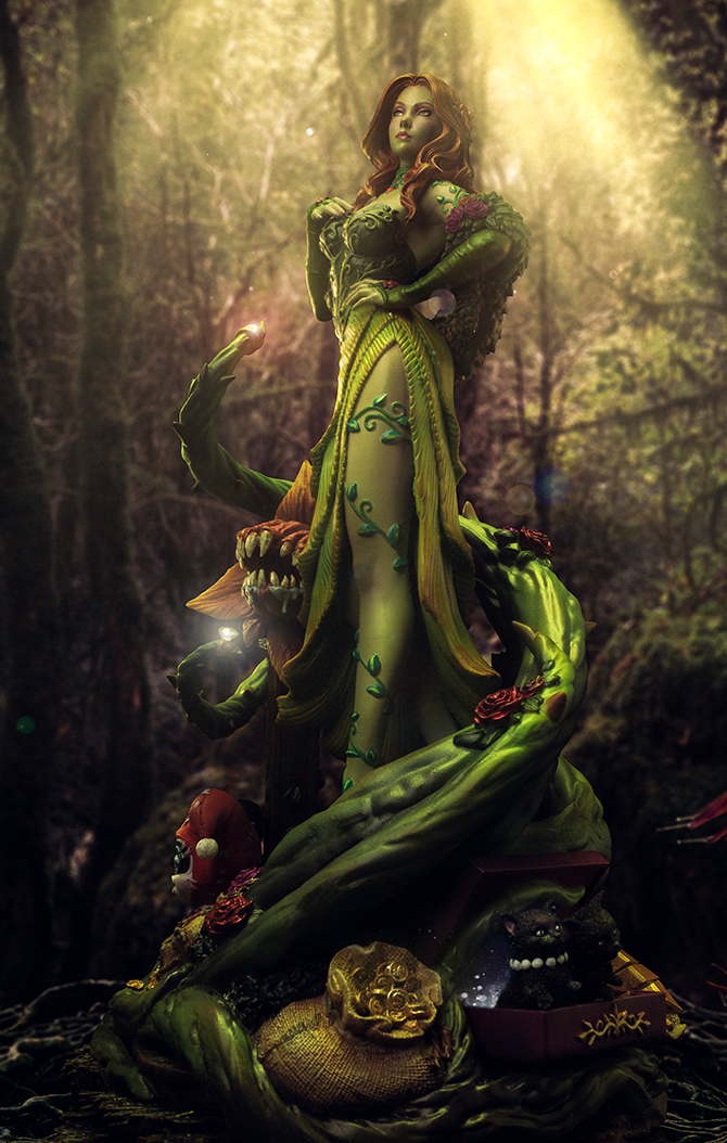 Poison Ivy Deluxe - Gotham City Sirens - Art Scale 1/10 - Iron Studios
