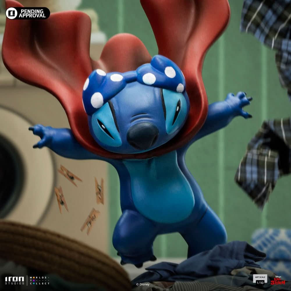 Statue Stitch Laundry - Disney Classics - Art Scale 1/10 - Iron Studios