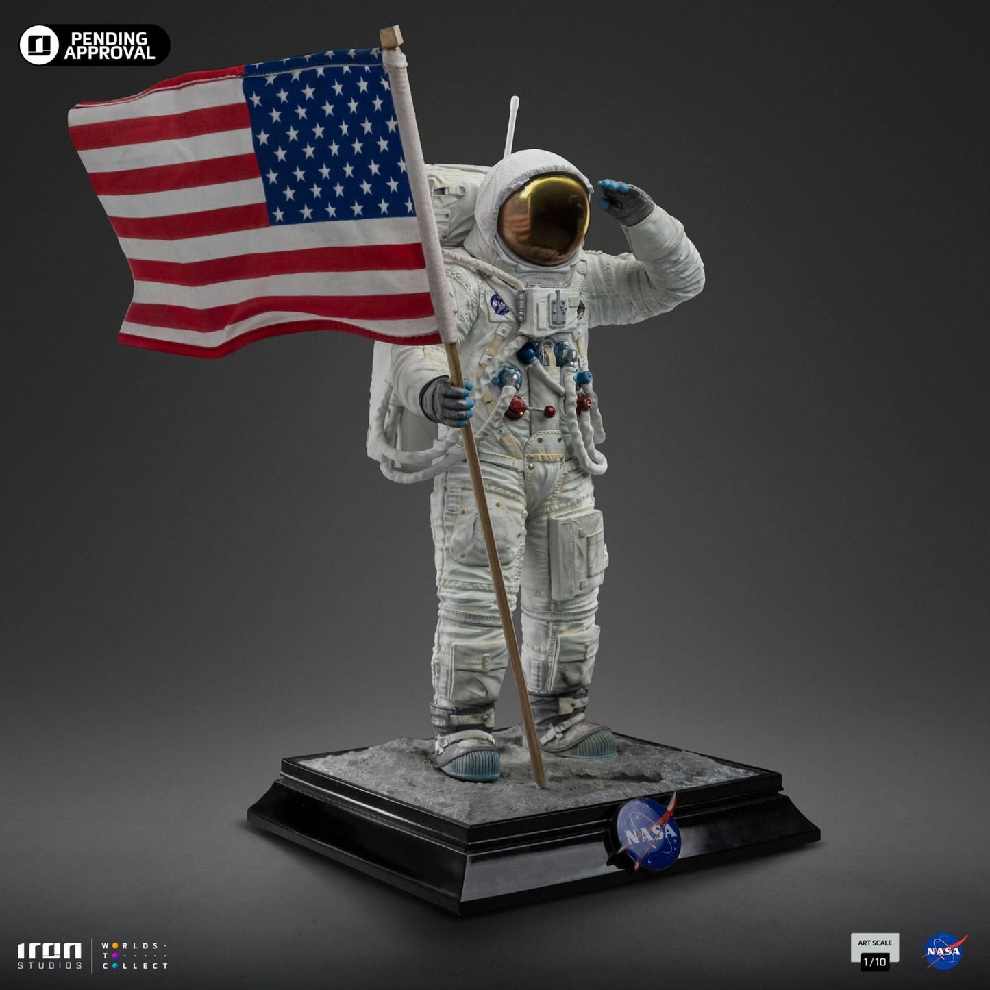 Statue Apollo 11 Astronaut - Nasa - Art Scale 1/10 - Iron Studios