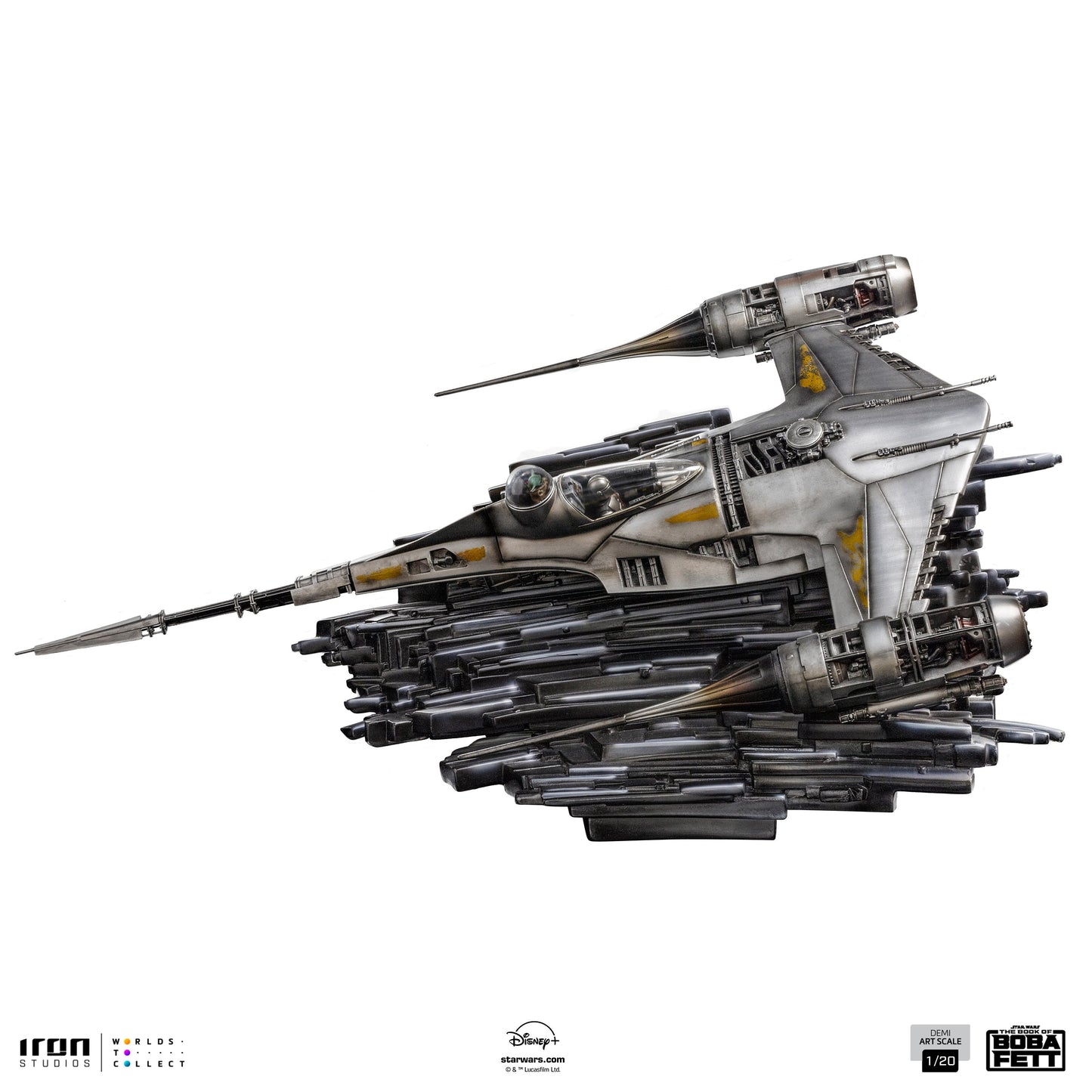 Statue Mando's N-1 Starfighter - Star Wars: The Book of Boba Fett - Demi Art Scale 1/20 - Iron Studios